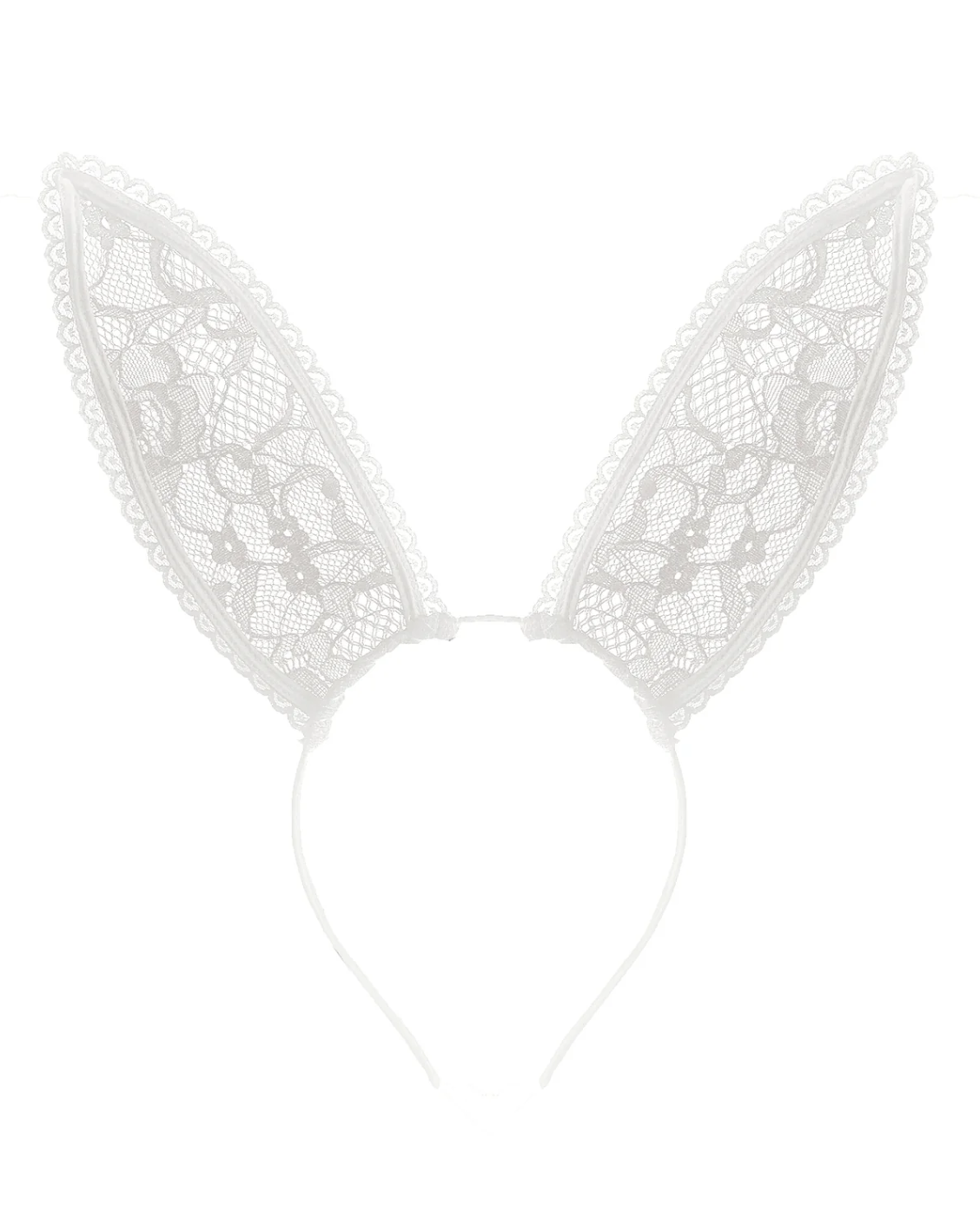 Ivory french lace bunny ears from Fleur Du Mal - buy them at Mewmew.co