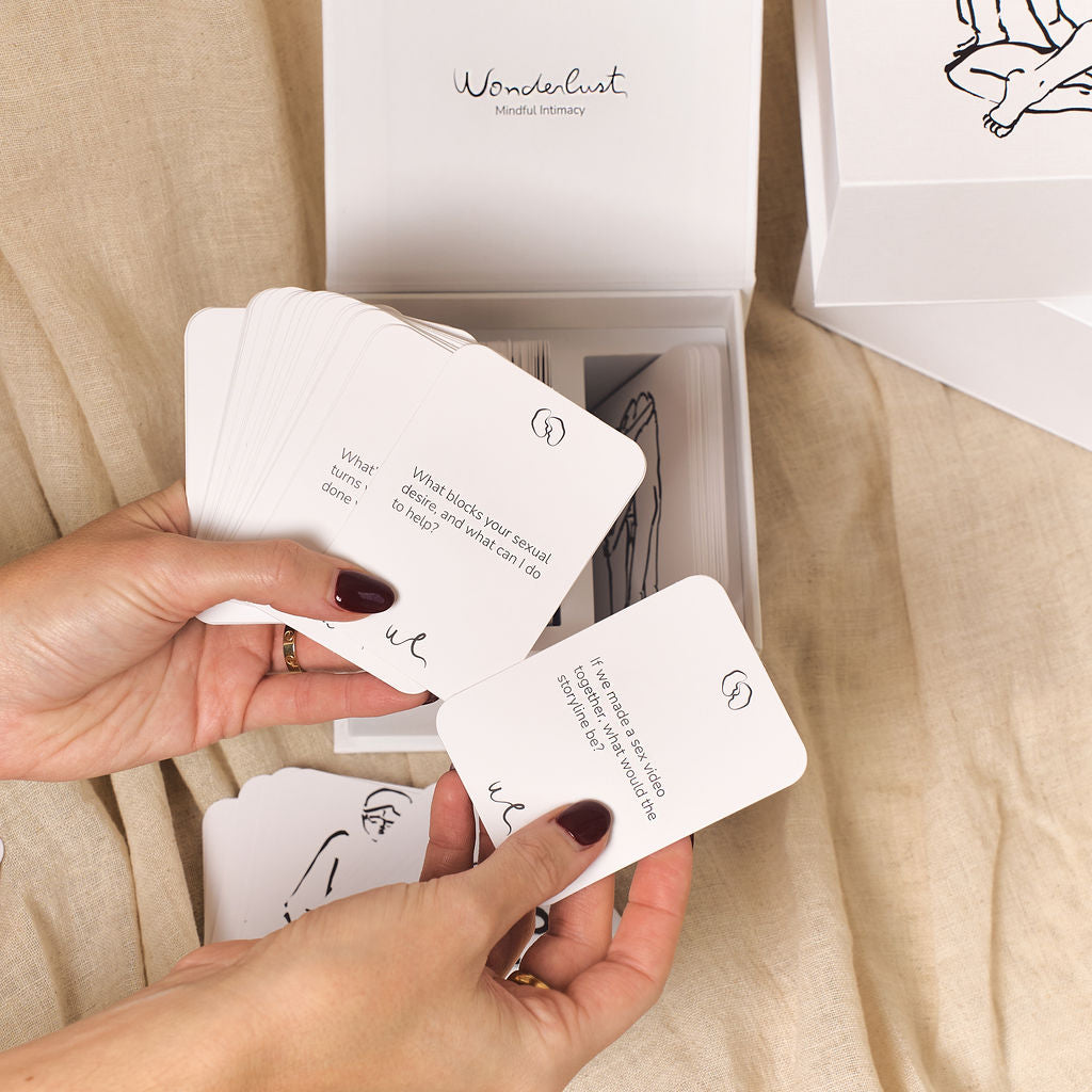 Wonderlust Mindful Intimacy Card Deck - strengthen your relationship. Purchase now at mewmew.co